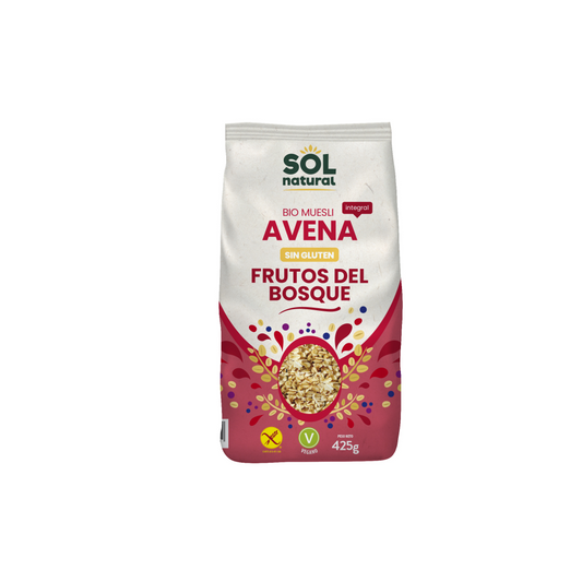 Bio muesli Avena Frutos del bosque